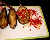 A picture of step 9 of Alexandrian Sausage.