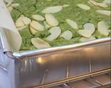 Foto langkah ke 6 dari resep Almond Matcha Brownies.