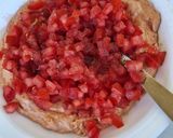 Une image de l'étape 1 de Verrines mousse de jambon de Bayonne et tomates au fromage blanc.