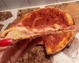 Foto del paso 9 de la receta: Pizza rellena🍕