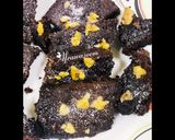 A picture of step 3 of Microwave fudgy chocolate walnut brownies.