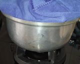عکس مرحله 4 از دستور کیک رژیمی در لیوان شیشه‌ای