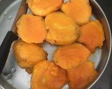 A picture of step 1 of Mango Kheer and Puri.