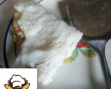 A picture of step 3 of Sinasir with okro soup.