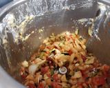 Foto del paso 2 de la receta Porciones de coca de verdura con queso de cabra en Tm5