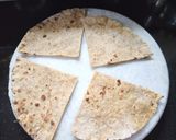 A picture of step 10 of Paneer-Chapati Cone.