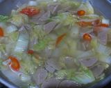 Foto langkah ke 4 dari resep Cah Sawi Putih Bakso.