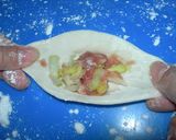 A picture of step 13 of Two Ways to Make Red Yeast Cabbage and Yellow Chive Dumplings (Boiled Dumplings + Potstickers).