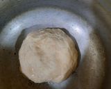 A picture of step 5 of Veg shawarma famous in middle east country.