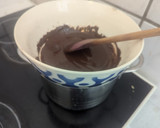 脆皮巧克力凍藍苺優格 - 無添加糖簡易點心的食譜步驟2照片