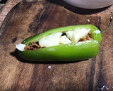 Foto del paso 2 de la receta: Hamburguesa con chile asado