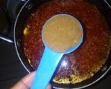 A picture of step 4 of Semo with dried Okro.