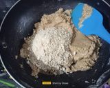 A picture of step 2 of Singhare Atta Ki Burfi.