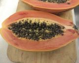 Foto del paso 1 de la receta: Licuado de papaya y coco 🍹
