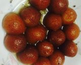 A picture of step 9 of Gulab Jamun.