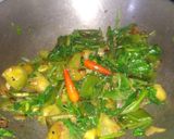 A picture of step 2 of Palak Ki Sabji.