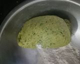 A picture of step 1 of Spinach Paratha.