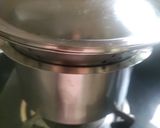 A picture of step 4 of Goli Idli (rice flour).