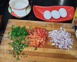 A picture of step 1 of Egg omelette.