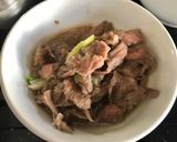 Hình bước làm 2 của món Rau càng cua trộn thịt bò