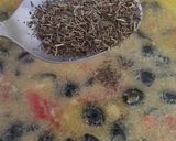 Foto del paso 9 de la receta: 🍰 Bizcocho salado de queso 🧀 azul, Edan, aceitunas 🫒y pimientos