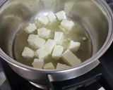 A picture of step 4 of Tiranga Sabzi-Green Chana Paneer Sabzi(Kathiawadi style).