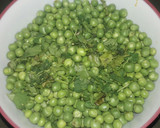 A picture of step 1 of Matar paneer.