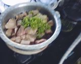 A picture of step 1 of Chicken barra.