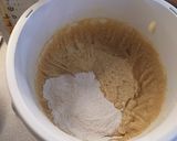 Mézeskalács muffin (narancsos töltelékkel, csokikrémmel) recept fázis 2 fotója