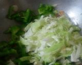 A picture of step 5 of Chinese bhel.