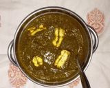 A picture of step 9 of Palak Paneer.