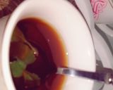 صورة لخطوة 7 من وصفة شاهي احمر بالنعناع 💚❤️ 🤤😋