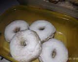 Foto langkah ke 7 dari resep Donut paha ayam (donut pandan).