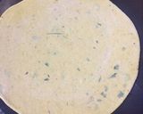 A picture of step 3 of Leftover moong daal paratha.