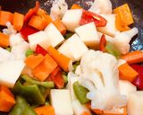 હૈદરાબાદી વેજીટેબલ દમ બિરીયાની (Hyderabadi Vegetable Dum Biryani recipe in Gujarati) રેસીપી સ્ટેપ4ફોટો