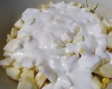 A picture of step 7 of Vegetables cream salad.