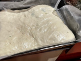Focaccia rellena ajo y perejil