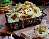 Foto langkah ke 4 dari resep Keripik pare renyah tidak pahit.