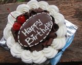 Foto langkah ke 7 dari resep Black Forest Cake 4 telur (loyang bulat 18 cm).