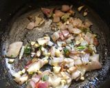 A picture of step 4 of Jowar dumpling with Veg Methi.
