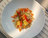 Foto langkah ke 4 dari resep Tumis Tahu Toge Wortel.