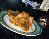 A picture of step 12 of Orange flavoured chicken.