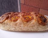 Foto del paso 5 de la receta: Torta🥧de🍯fruta sin huevos🍌🥛