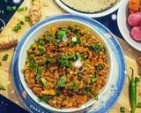 A picture of step 8 of Rajasthani Kacchi Haldi ki Sabzi (Raw Turmeric Sabzi).