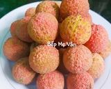 Hình bước làm 1 của món Trà vải việt quất và hoa atiso đỏ