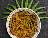 ભીંડા મસાલા સબ્જી (Spicy Okra recipe in Gujarati) રેસીપી સ્ટેપ2ફોટો