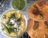 A picture of step 4 of Matar Kulcha.