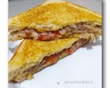 Foto langkah ke 7 dari resep Tuna Cheese Mayo Toast.