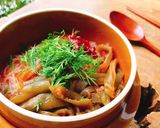 Hình bước làm 3 của món Bún tảo xoắn cay