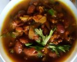 A picture of step 1 of Nice beans stew with chapati.